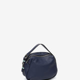 Bolso de mano en piel azul