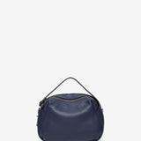 Bolso de mano en piel azul