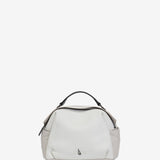 Bandolera en piel blanca