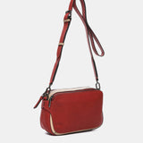 Bandolera mini en piel roja