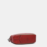 Bandolera mini en piel roja