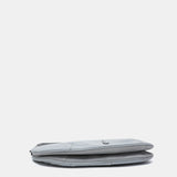 Grau Leder Schultertasche