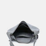 Grau Leder Schultertasche