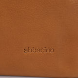 Bolso shopper en piel cognac