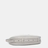 Bolso de hombro en piel blanca