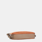 Bolso - mochila en serraje naranja