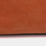 Bolso - mochila en serraje naranja