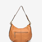 Bolso de hombro en serraje naranja