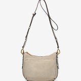 Bandolera en serraje beige