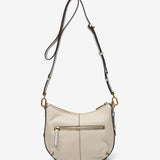 Bandolera en serraje beige