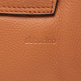 Bandolera en piel naranja