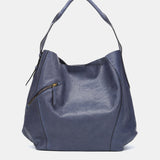 Borsa a tracolla in pelle blu