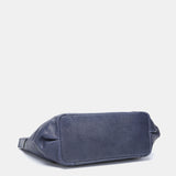 Borsa a tracolla in pelle blu