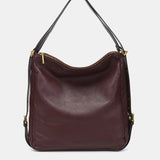 Borsa in pelle bordeaux multifound