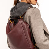 Borsa in pelle bordeaux multifound