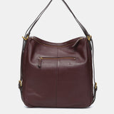 Borsa in pelle bordeaux multifound