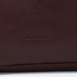 Borsa in pelle bordeaux multifound