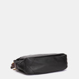 Bandolera en piel negra