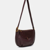 Borgogna in pelle e serraje