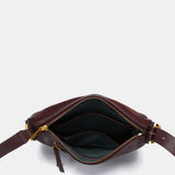 Borgogna in pelle e serraje