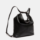 Bolso multifuncional en piel negra