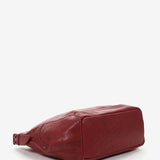 Bolso hobo de mujer de piel en burdeos
