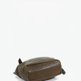 Bolso shopper de mujer de piel en verde