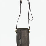 Bolso para el móvil de mujer de piel verde