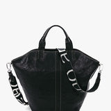 Bolso shopper de mujer en piel negro