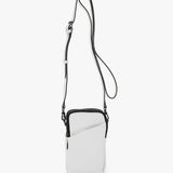 Bolso para el móvil en piel blanco