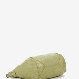 Bolso bowling de mujer en piel troquelada verde