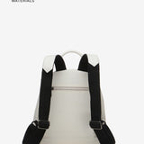 Mochila de mujer en tejidos reciclados beige