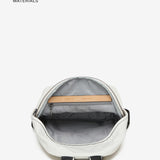 Mochila de mujer en tejidos reciclados beige