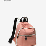 Mochila de mujer en tejidos reciclados coral