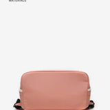 Mochila de mujer en tejidos reciclados coral