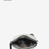 Bolso para el móvil en tejidos reciclados beige