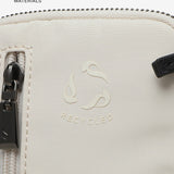 Bolso para el móvil en tejidos reciclados beige