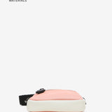 Bolso para el móvil en tejidos reciclados coral