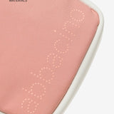 Bolso para el móvil en tejidos reciclados coral