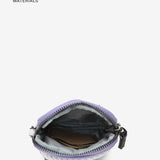 Bolso para el móvil en tejidos reciclados lavanda