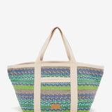 Borsa da spiaggia nei toni del verde