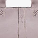 Bolso shopper de mujer en piel lavanda