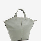 Bolso shopper de mujer en piel verde