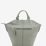 Bolso shopper de mujer en piel verde