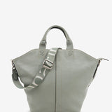 Bolso shopper de mujer en piel verde