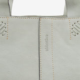 Bolso shopper de mujer en piel verde