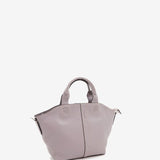 Bolso shopper pequeño de mujer en piel lavanda