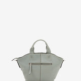 Bolso shopper pequeño de mujer en piel verde
