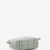 Bolso shopper pequeño de mujer en piel verde