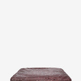 Bolso hobo de fiesta en malla metálica en burdeos